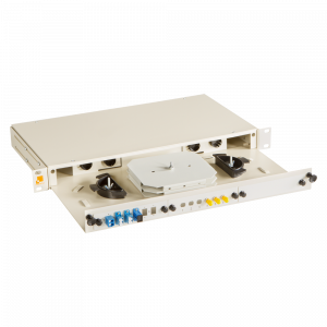 LANMASTER 19" optical enclosure for 3 adapter faceplates